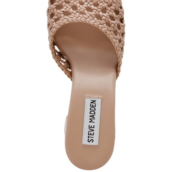 Steve Madden Women's Mania Woven Block-Heel Sandals Size 8 - Picture 4 of 9